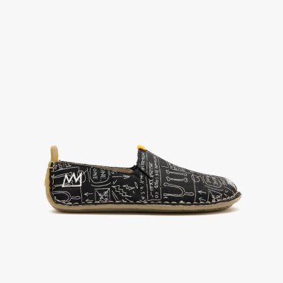 Vivobarefoot Kids' Ababa Basquiat School Shoes - Black USA [EZV130428]